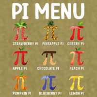 Funny Pi Menu Pi Day Garment-Dyed Women's Muscle Tee