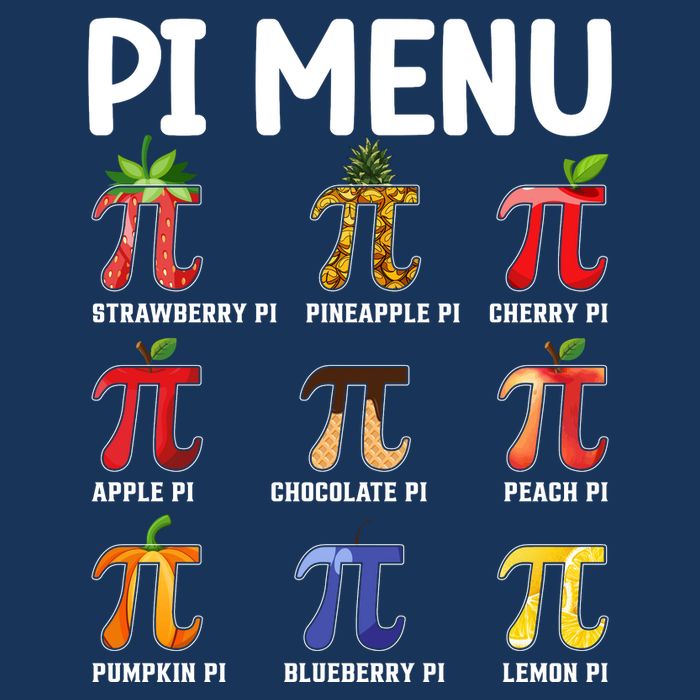 Funny Pi Menu Pi Day Infant Baby Jersey Bodysuit