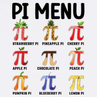 Funny Pi Menu Pi Day Garment-Dyed Sweatshirt