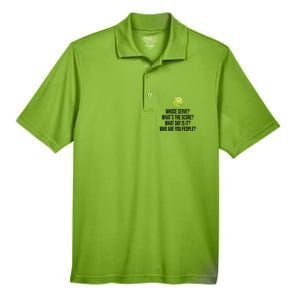 Funny Pickleball Meme Men's Origin Performance Pique Polo