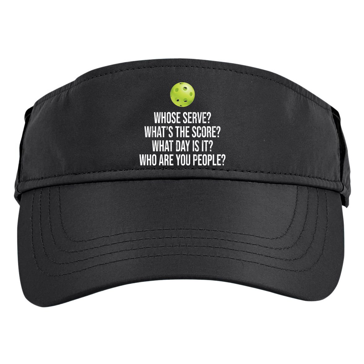 Funny Pickleball Meme Adult Drive Performance Visor