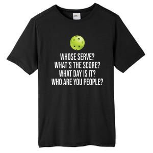 Funny Pickleball Meme Tall Fusion ChromaSoft Performance T-Shirt