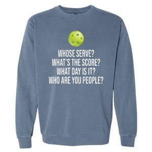 Funny Pickleball Meme Garment-Dyed Sweatshirt