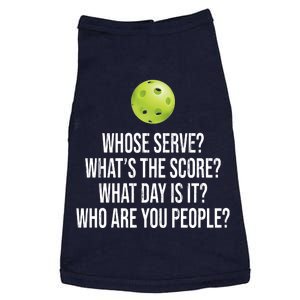 Funny Pickleball Meme Doggie Tank