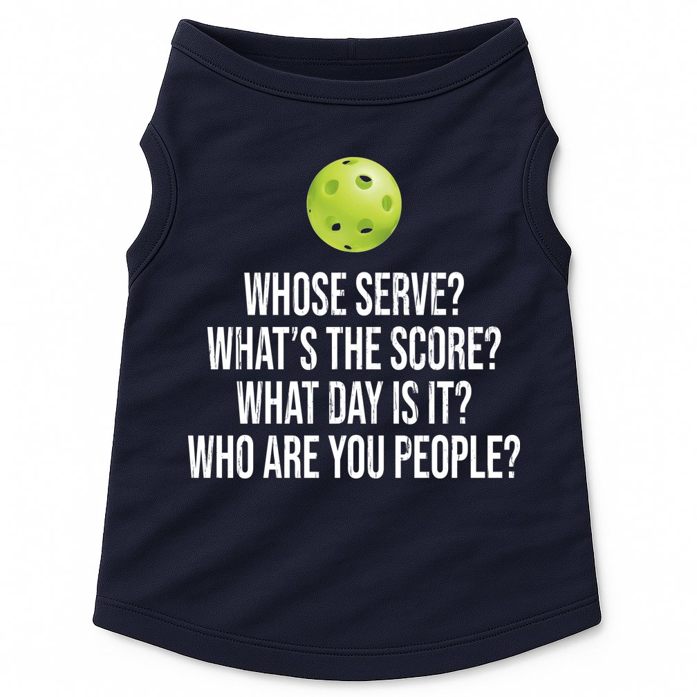 Funny Pickleball Meme Doggie Tank