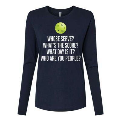 Funny Pickleball Meme Womens Cotton Relaxed Long Sleeve T-Shirt