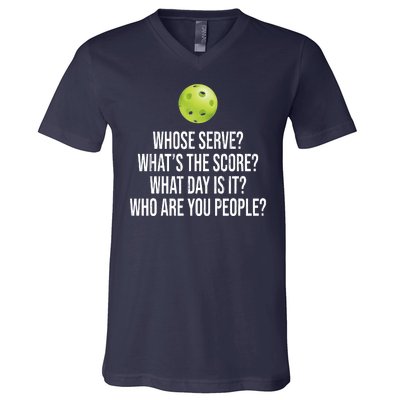 Funny Pickleball Meme V-Neck T-Shirt