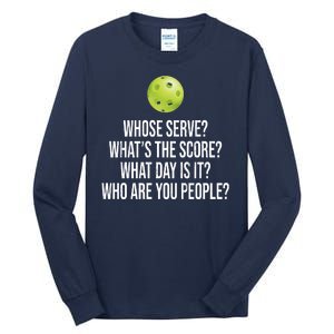 Funny Pickleball Meme Tall Long Sleeve T-Shirt