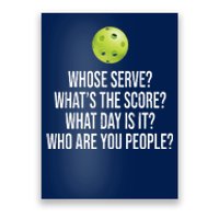 Funny Pickleball Meme Poster