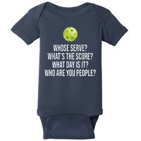 Funny Pickleball Meme Baby Bodysuit