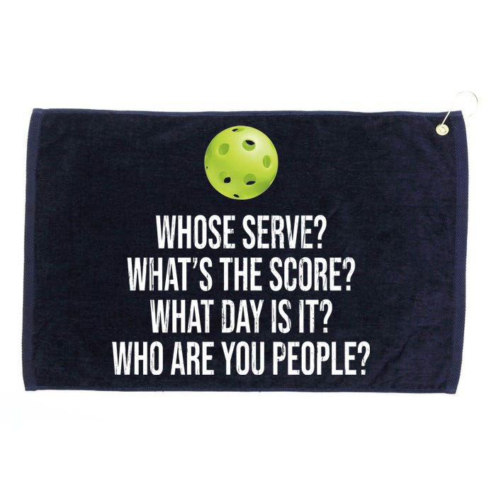 Funny Pickleball Meme Grommeted Golf Towel