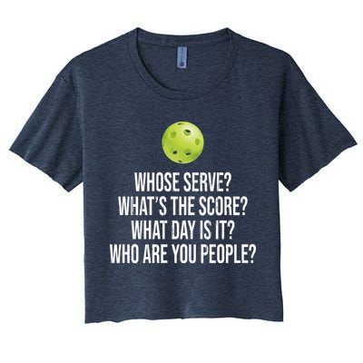 Funny Pickleball Meme Crop Top