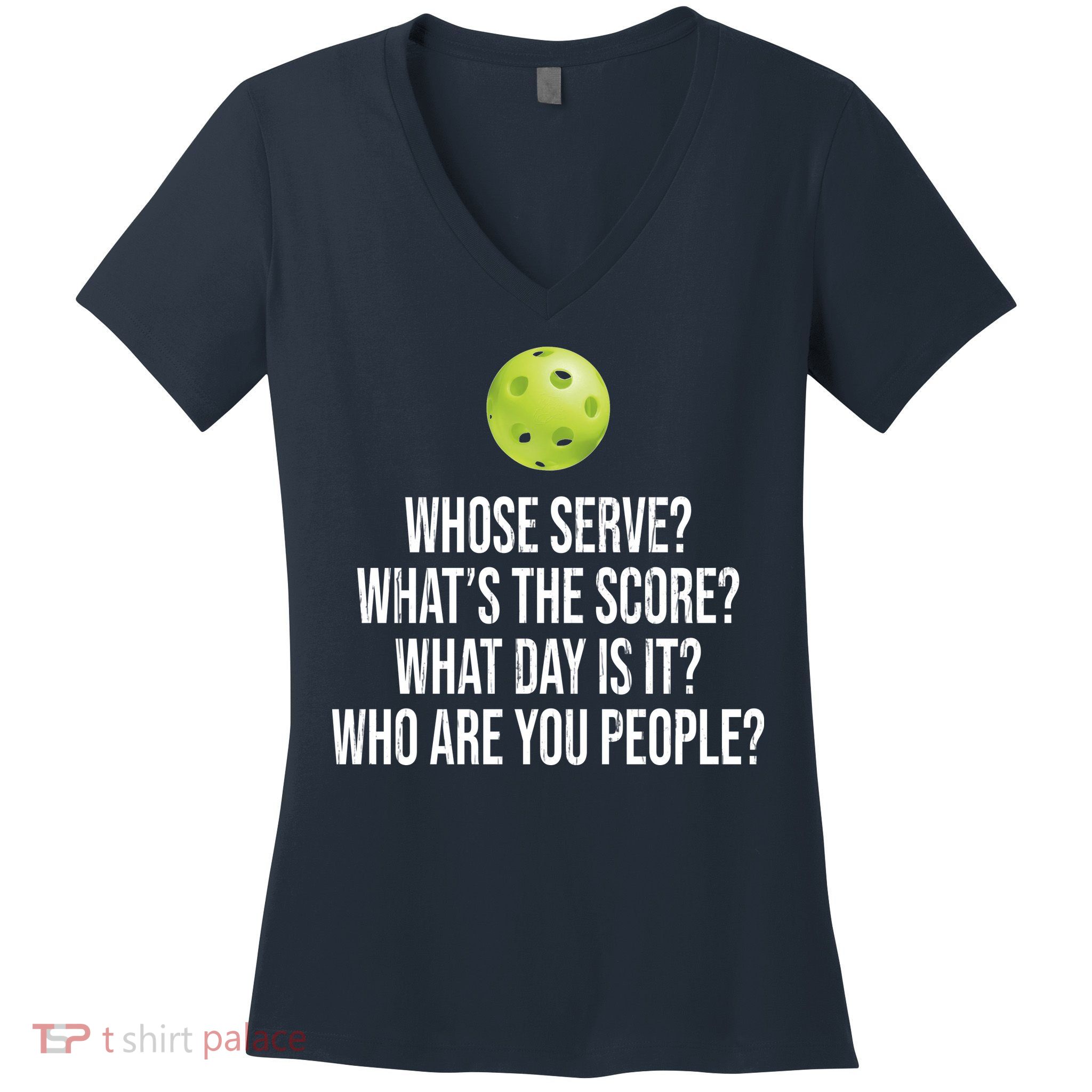 Funny Pickleball Meme Women's V-Neck T-Shirt