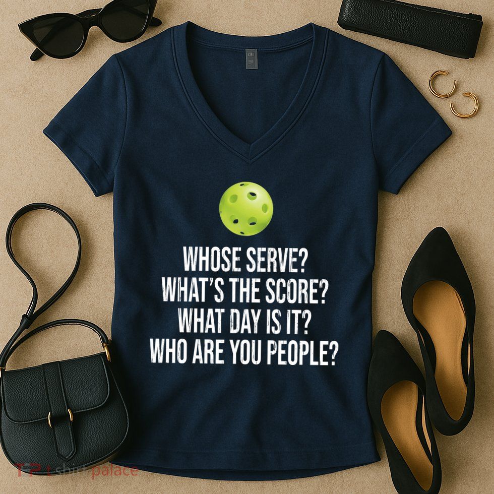 Funny Pickleball Meme Women's V-Neck T-Shirt