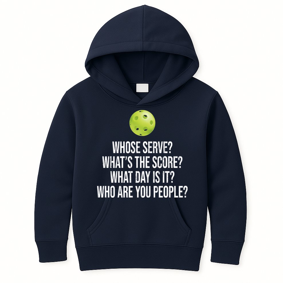 Funny Pickleball Meme Kids Hoodie