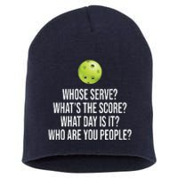 Funny Pickleball Meme Short Acrylic Beanie