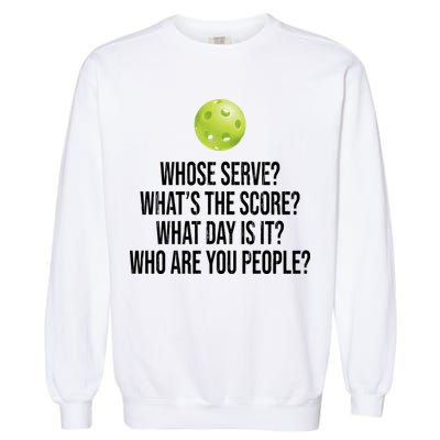 Funny Pickleball Meme Garment-Dyed Sweatshirt