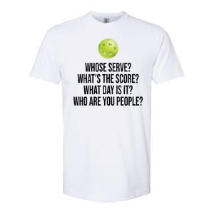 Funny Pickleball Meme Softstyle® CVC T-Shirt