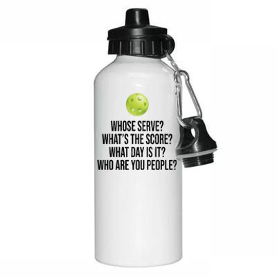 Funny Pickleball Meme Aluminum Water Bottle