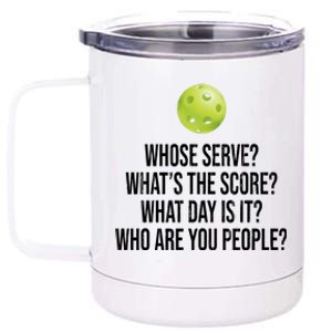 Funny Pickleball Meme 12 oz Stainless Steel Tumbler Cup