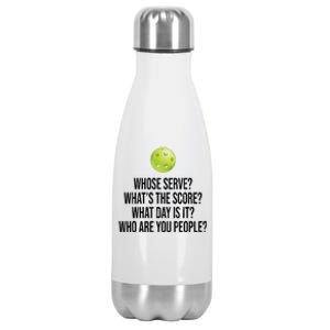 Funny Pickleball Meme Stainless Steel Insulated Water Bottle