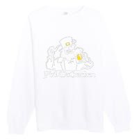 Funny Phil McCracken Leprechaun Irish St Patrick's Day Premium Crewneck Sweatshirt