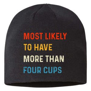 Funny Passover Most Likely More Than Four Cups Seder Matzah Sustainable Beanie