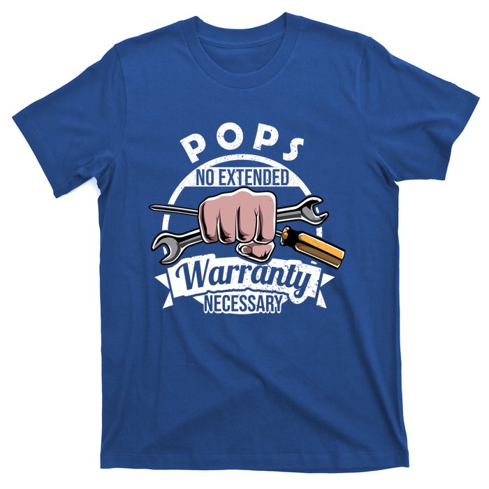 Funny Pops Mr Fix It Handy Dad My Tools Mechanic Grandpa Gift T-Shirt