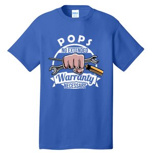 Funny Pops Mr Fix It Handy Dad My Tools Mechanic Grandpa Gift Tall T-Shirt