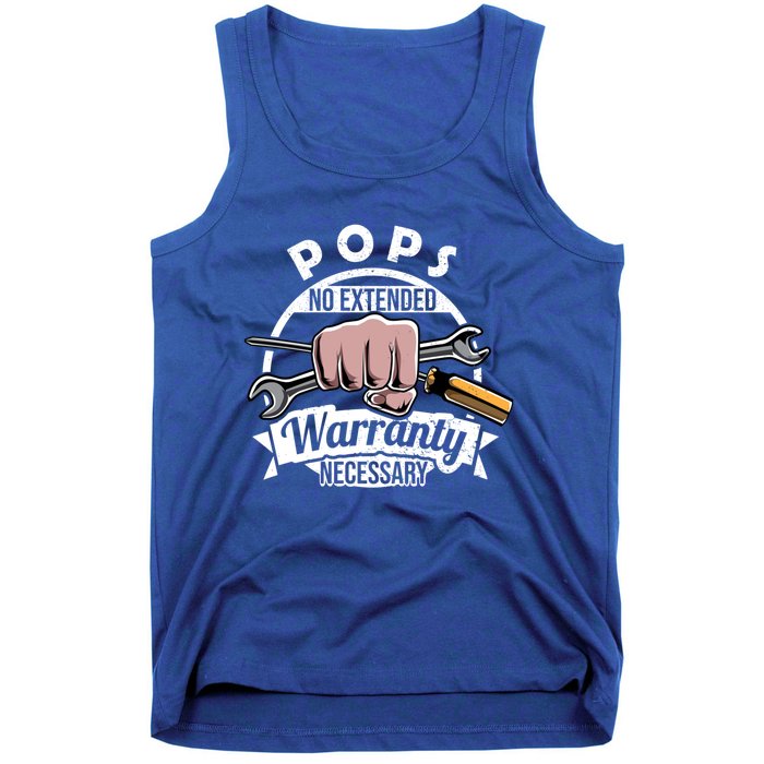 Funny Pops Mr Fix It Handy Dad My Tools Mechanic Grandpa Gift Tank Top