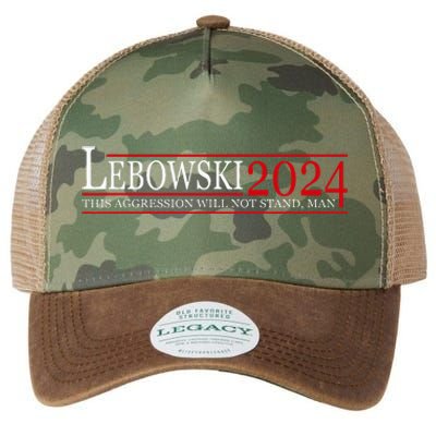 Funny Political Name Lebowski Political Election Vote 2024 Legacy Tie Dye Trucker Hat