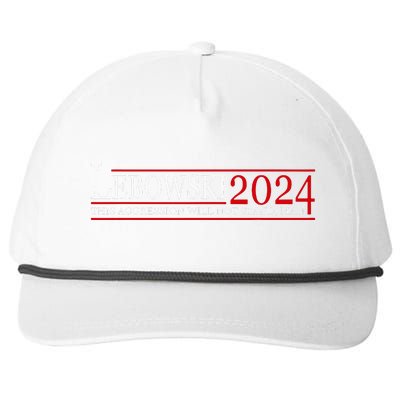 Funny Political Name Lebowski Political Election Vote 2024 Snapback Five-Panel Rope Hat