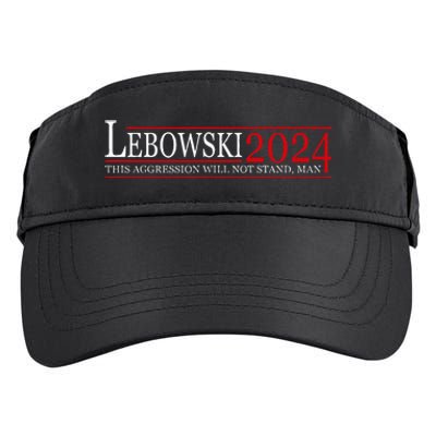 Funny Political Name Lebowski Political Election Vote 2024 Adult Drive Performance Visor