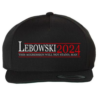 Funny Political Name Lebowski Political Election Vote 2024 Wool Snapback Cap