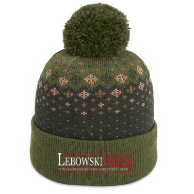 Funny Political Name Lebowski Political Election Vote 2024 The Baniff Cuffed Pom Beanie