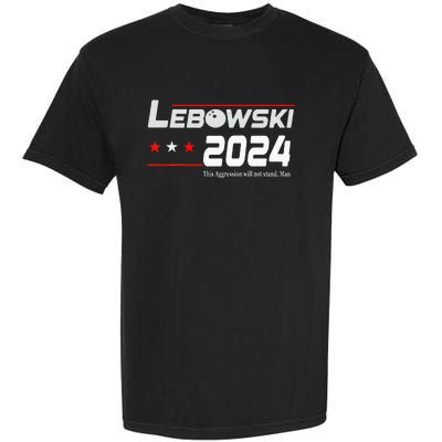 Funny Political Name Lebowski Political Election Vote 2024 Garment-Dyed Heavyweight T-Shirt