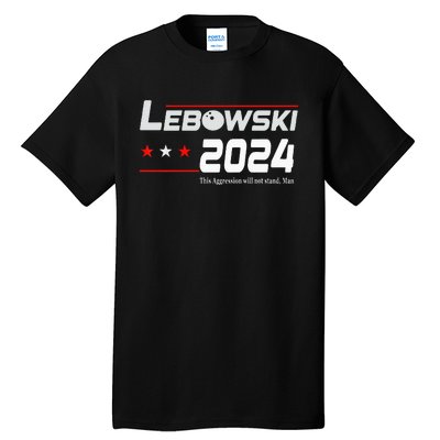 Funny Political Name Lebowski Political Election Vote 2024 Tall T-Shirt