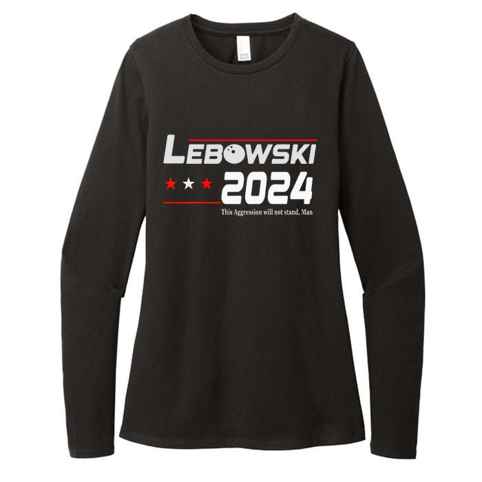 Funny Political Name Lebowski Political Election Vote 2024 Womens CVC Long Sleeve Shirt