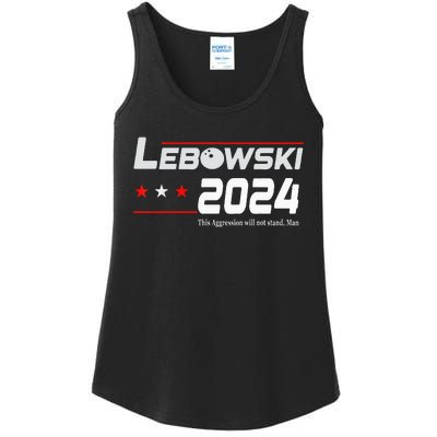 Funny Political Name Lebowski Political Election Vote 2024 Ladies Essential Tank