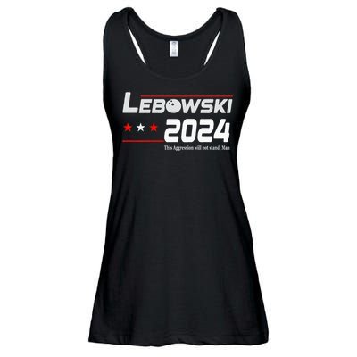 Funny Political Name Lebowski Political Election Vote 2024 Ladies Essential Flowy Tank