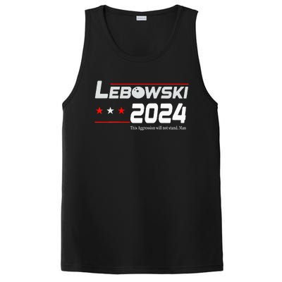 Funny Political Name Lebowski Political Election Vote 2024 PosiCharge Competitor Tank