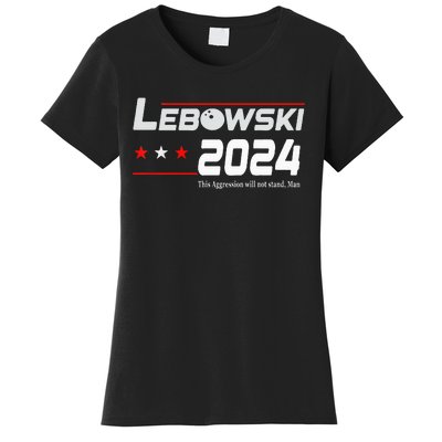 Funny Political Name Lebowski Political Election Vote 2024 Women's T-Shirt