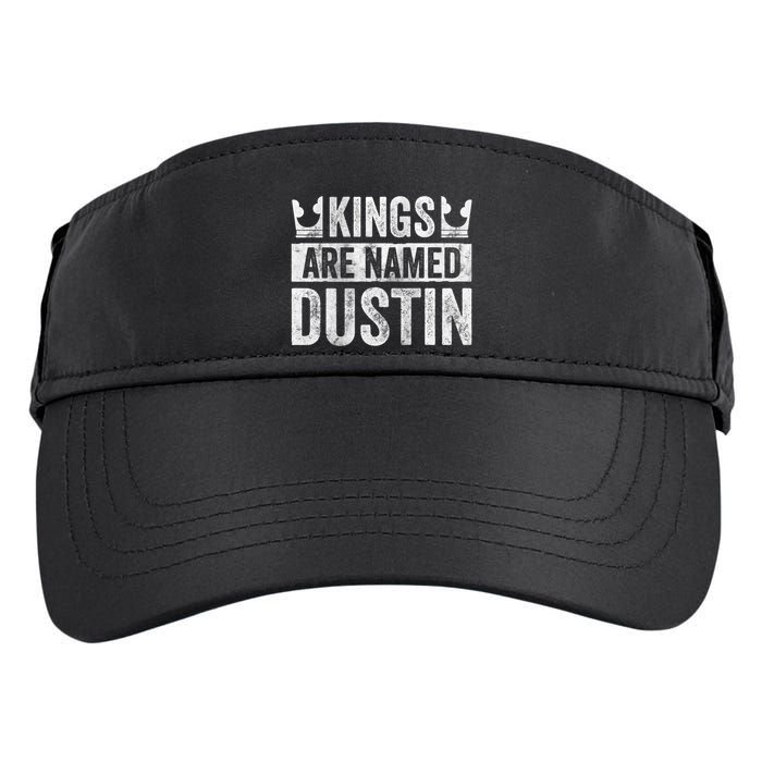 Funny Personalized Name Kings Are Named Dustin Adult Drive Performance Visor