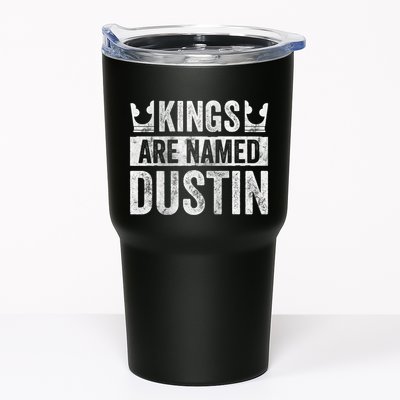 Funny Personalized Name Kings Are Named Dustin Tumbler