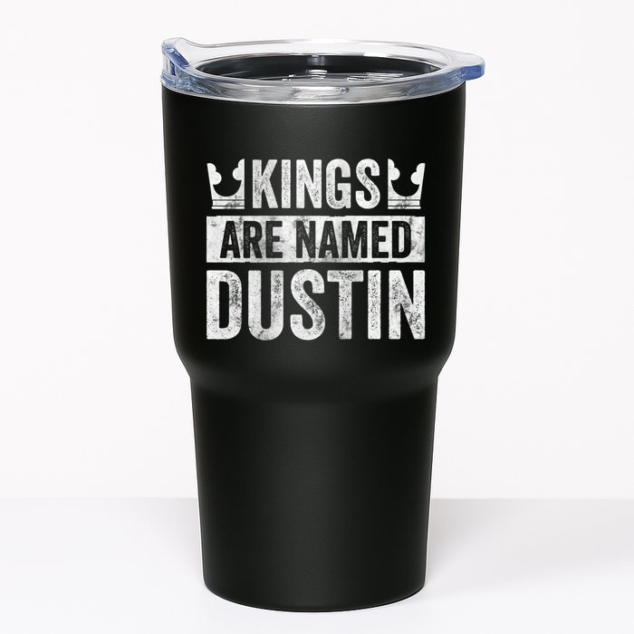Funny Personalized Name Kings Are Named Dustin Tumbler