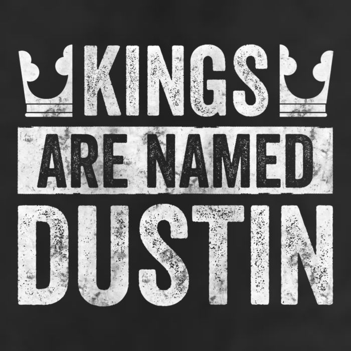 Funny Personalized Name Kings Are Named Dustin 25L Jumbo Tote