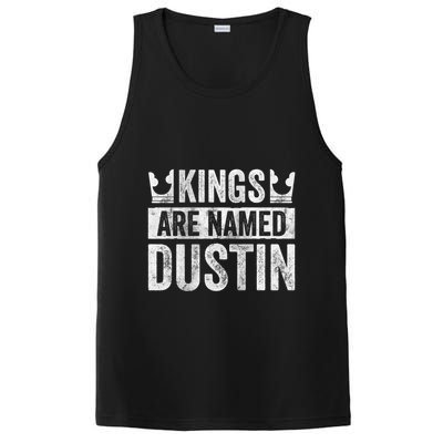 Funny Personalized Name Kings Are Named Dustin PosiCharge Competitor Tank