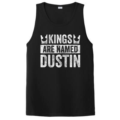 Funny Personalized Name Kings Are Named Dustin PosiCharge Competitor Tank