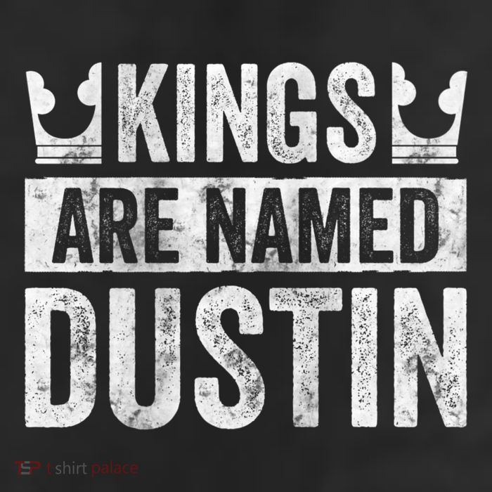 Funny Personalized Name Kings Are Named Dustin Trucker Hat