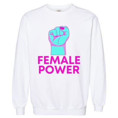 Female Power Neon Garment-Dyed Sweatshirt